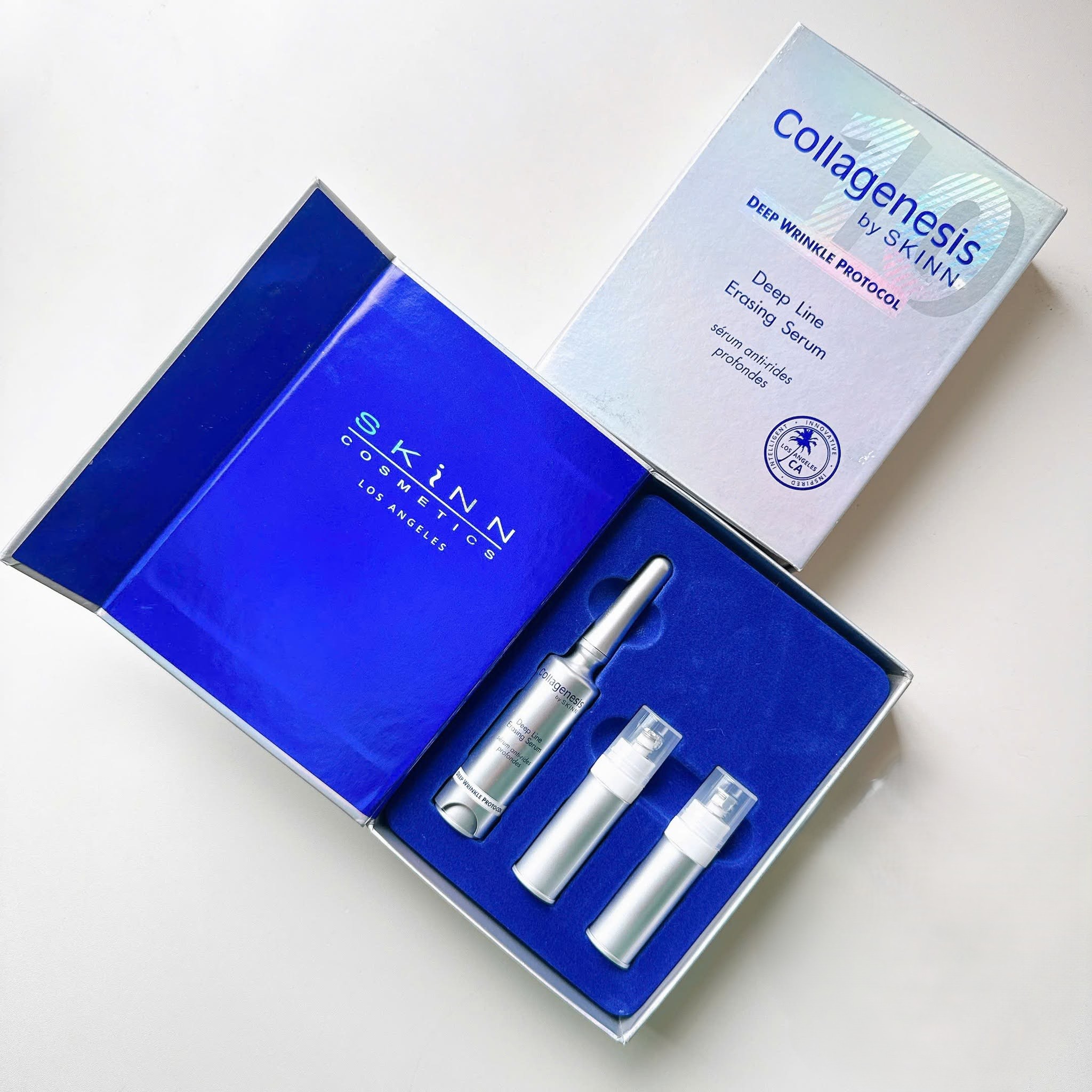 Set tinh chất xóa nhăn, căng bóng SKINN COLLAGENESIS DEEP LINE ERASING SERUM