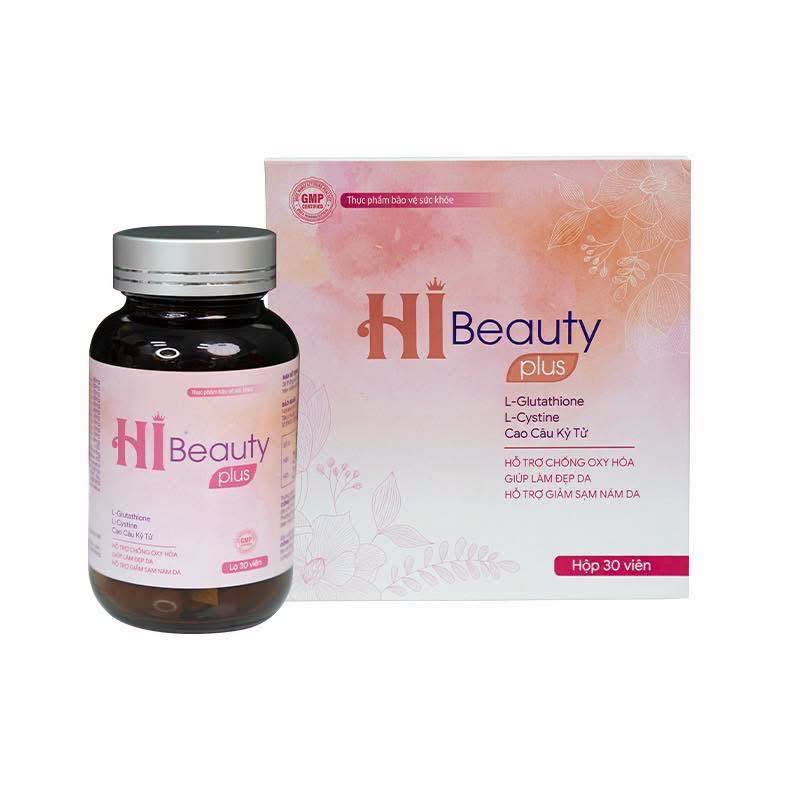 Viên uống Hi Beauty– Hỗ trợ trắng da, làm mờ thâm nám
