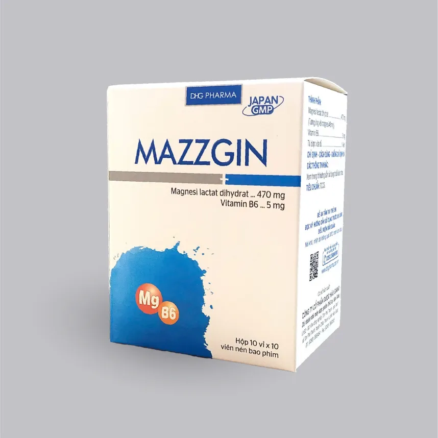 Thuốc cung MAGNESI MAZZGIN DHG