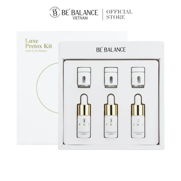 Set Dưỡng Da LUXE NANO GOLD AMPOULE BE BALANCE