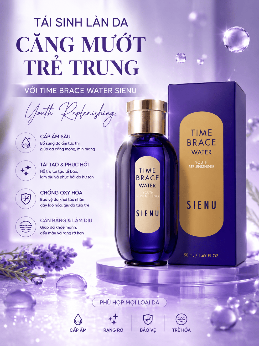 Nước Thần Sienu Timebrace Water