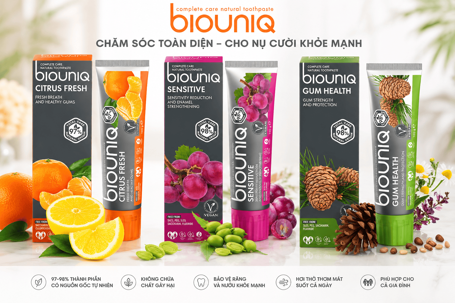 Kem Đánh Răng Hữu Cơ Biomed Thụy Sĩ