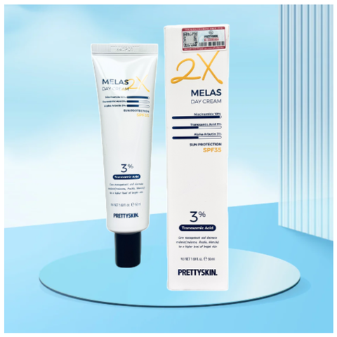 KEM DƯỠNG TRẮNG MƠ THÂM NÁM BAN NGÀY PRETTYSKIN MELAS 2X DAY CREAM