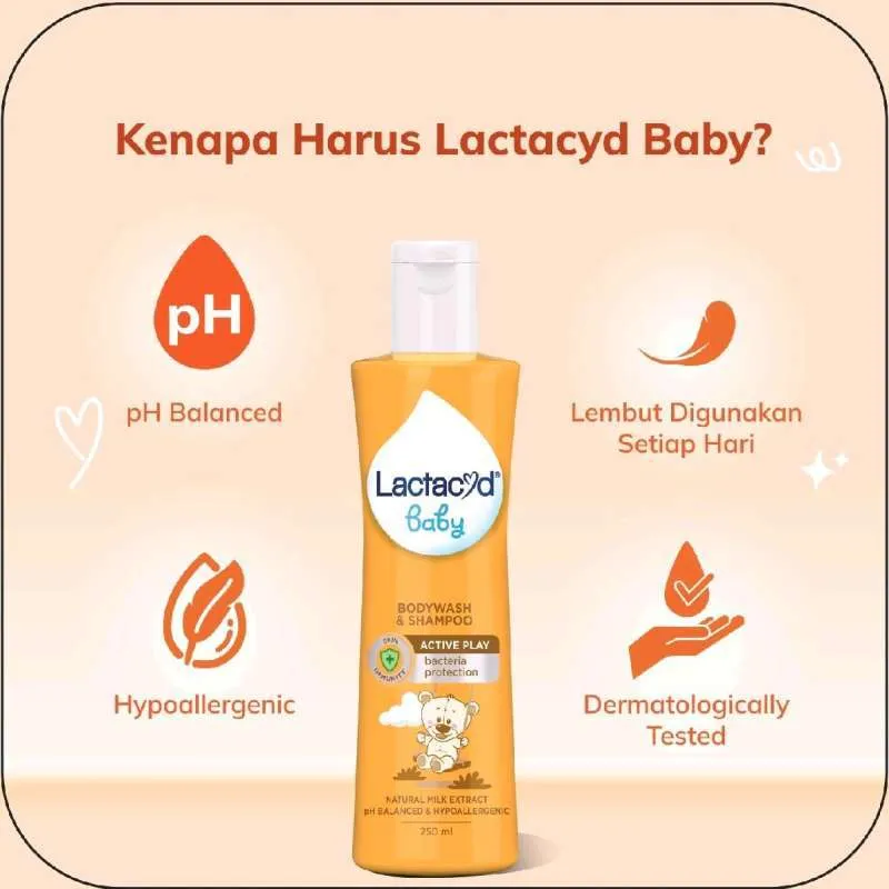 Alternative view of Sữa tắm gội hàng ngày cho bé Lactacyd Baby Active Play