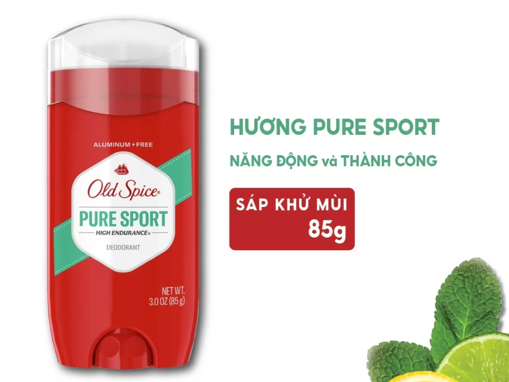 Sáp khử mùi Old Spice Pure Sport Endurance - Ảnh 3