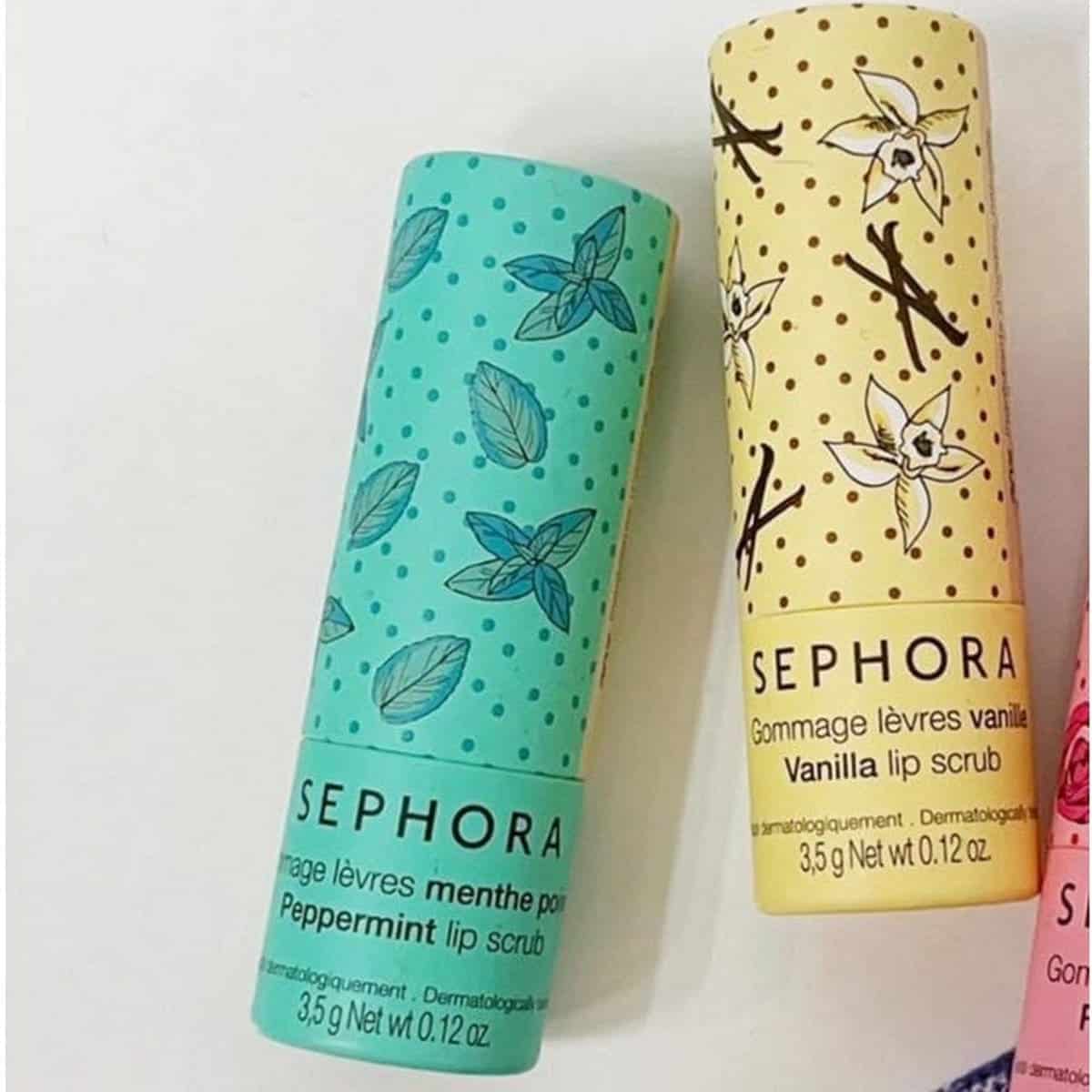 Son Tẩy da chết môi Sephora Collection Clean Lip Balm & Scrub Môi mịn mượt căng mọng