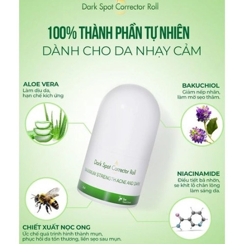 Thanh Lăn Giảm Thâm Dark Spot Corrector Roll - Ảnh 2