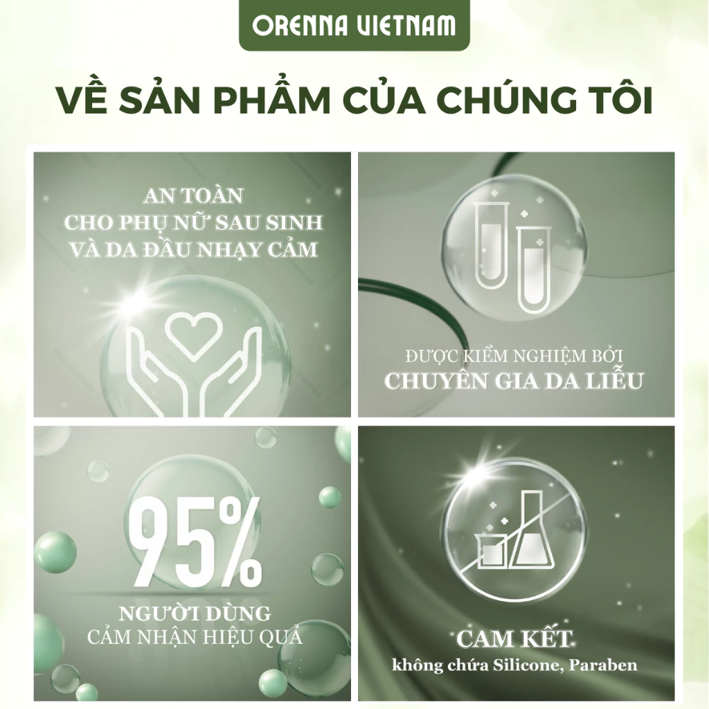 Bộ Sản Phẩm Chăm Sóc Tóc Toàn Diện Orenna Kết Hợp Thảo Dược & Công Nghệ Vegan Cao Cấp - Ảnh 6