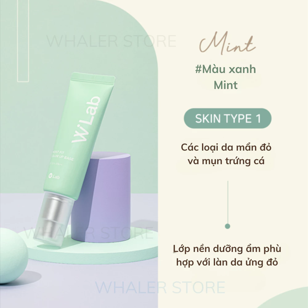 Alternative view of Kem Lót Trang Điểm W.Lab Moist Fit Color Up Base
