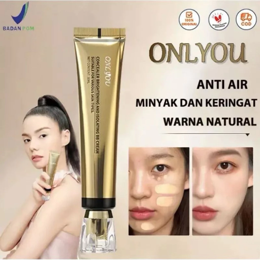 Kem nền ONLY YOU Chống nắng che khuyết điểm lâu trôi Concealer Brightening BB Cream 30ml