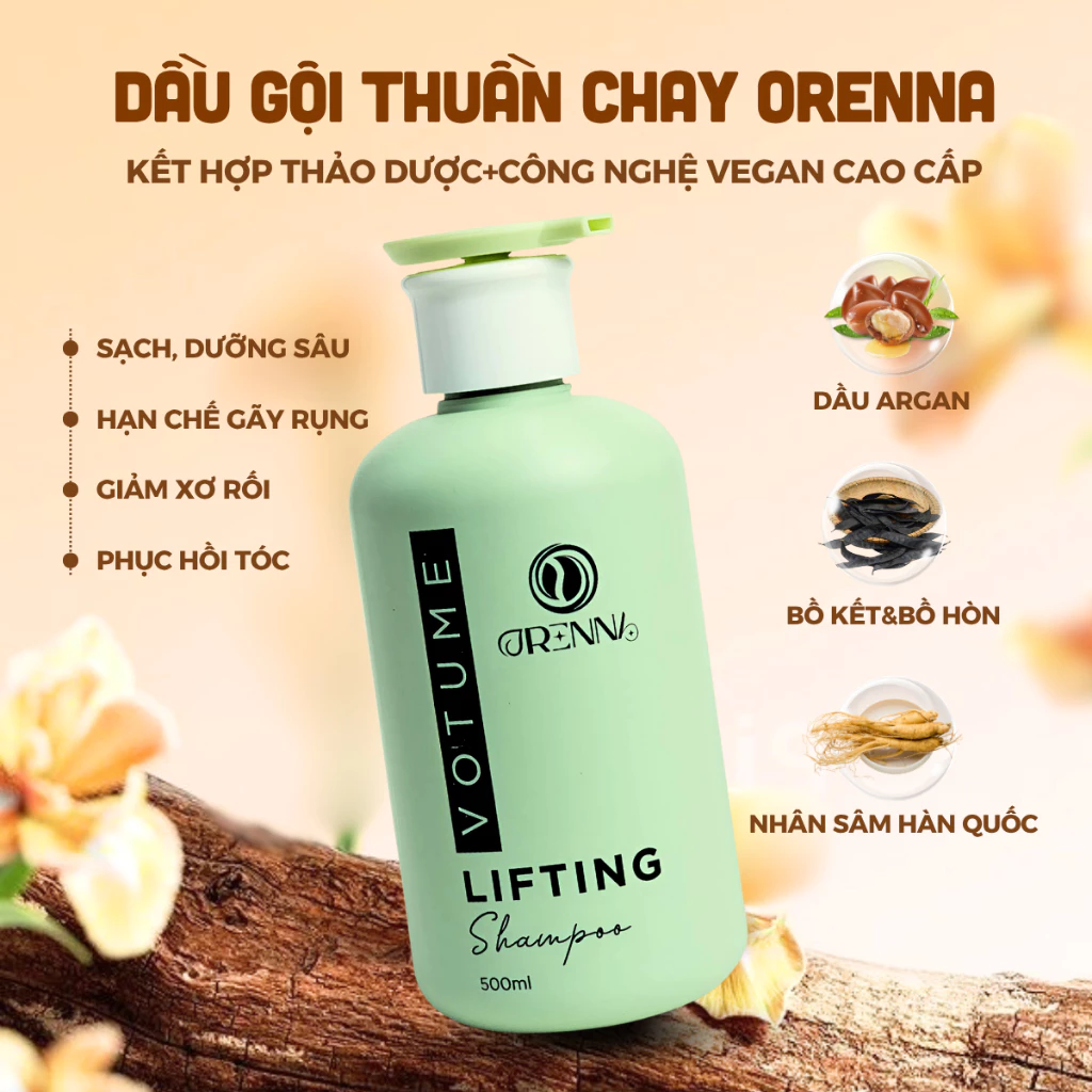 Bộ Sản Phẩm Chăm Sóc Tóc Toàn Diện Orenna Kết Hợp Thảo Dược & Công Nghệ Vegan Cao Cấp - Ảnh 3