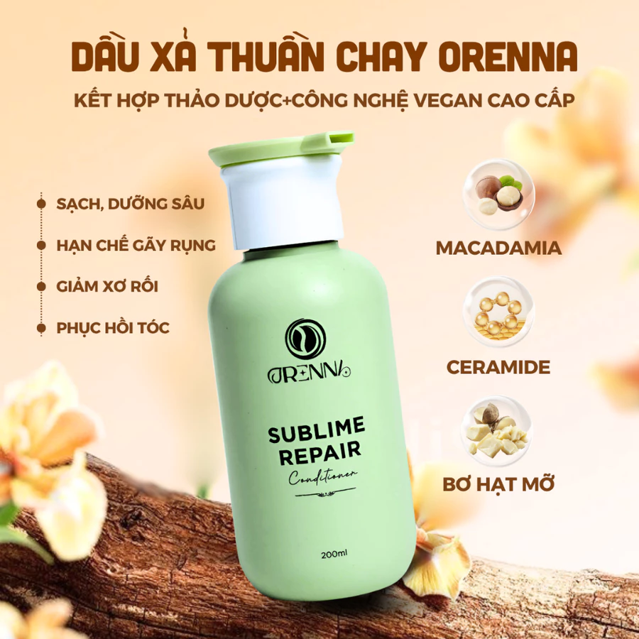Alternative view of Bộ Sản Phẩm Chăm Sóc Tóc Toàn Diện Orenna Kết Hợp Thảo Dược & Công Nghệ Vegan Cao Cấp