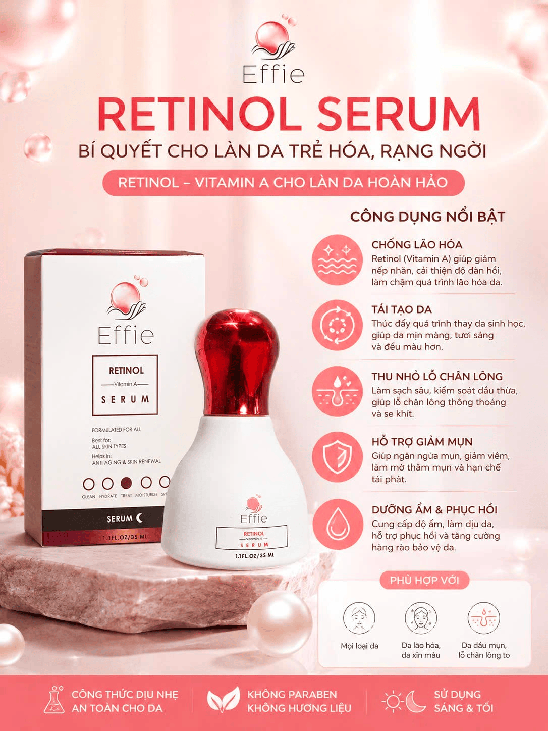 Alternative view of Bộ Đôi Serum Effie Collagen & Retinol – Phục Hồi, Trẻ Hóa & Làm Sáng Da