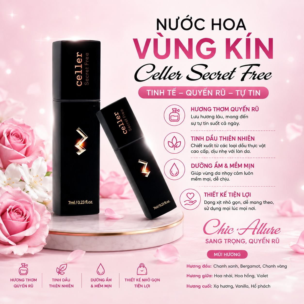 Alternative view of NƯỚC HOA VÙNG KÍN CELLER