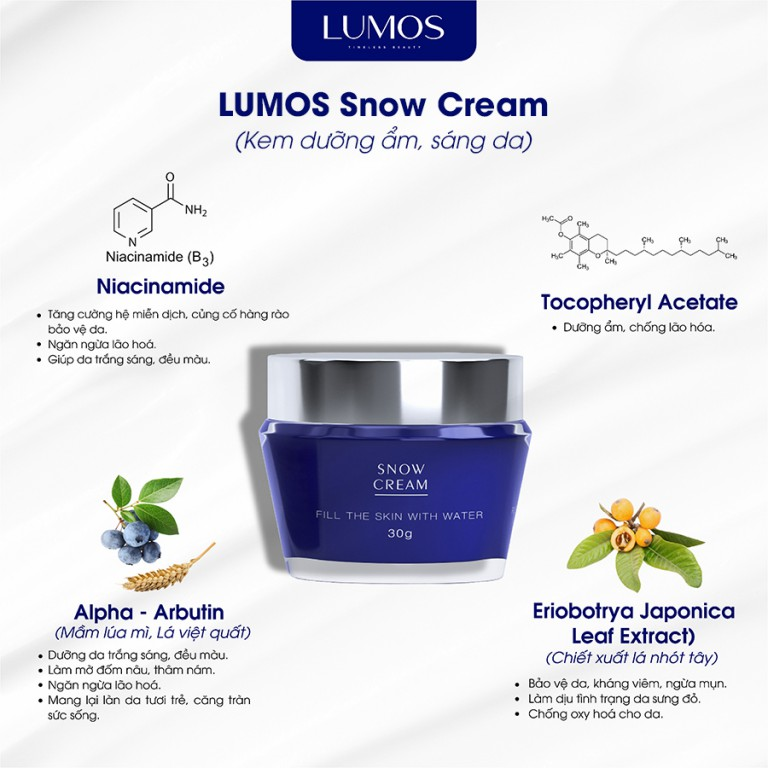 Alternative view of KEM DƯỠNG DA LUMOS SNOW CREAM